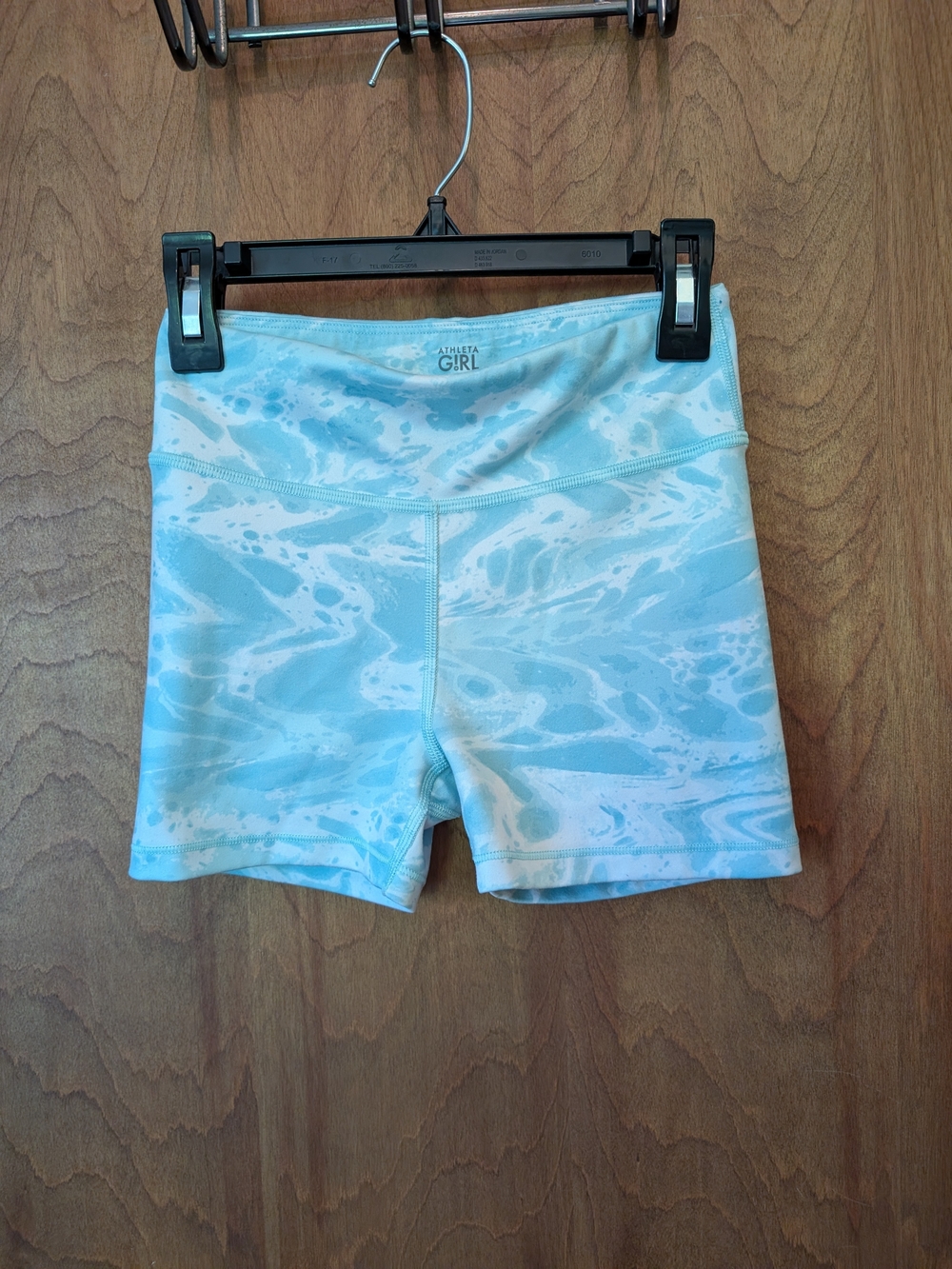 Athleta Girl 3" Chit Chat Shorts In Aqua Swirl M 8-10
